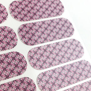 Jamberry Logo Nail Wraps, Retired, Full Sheet